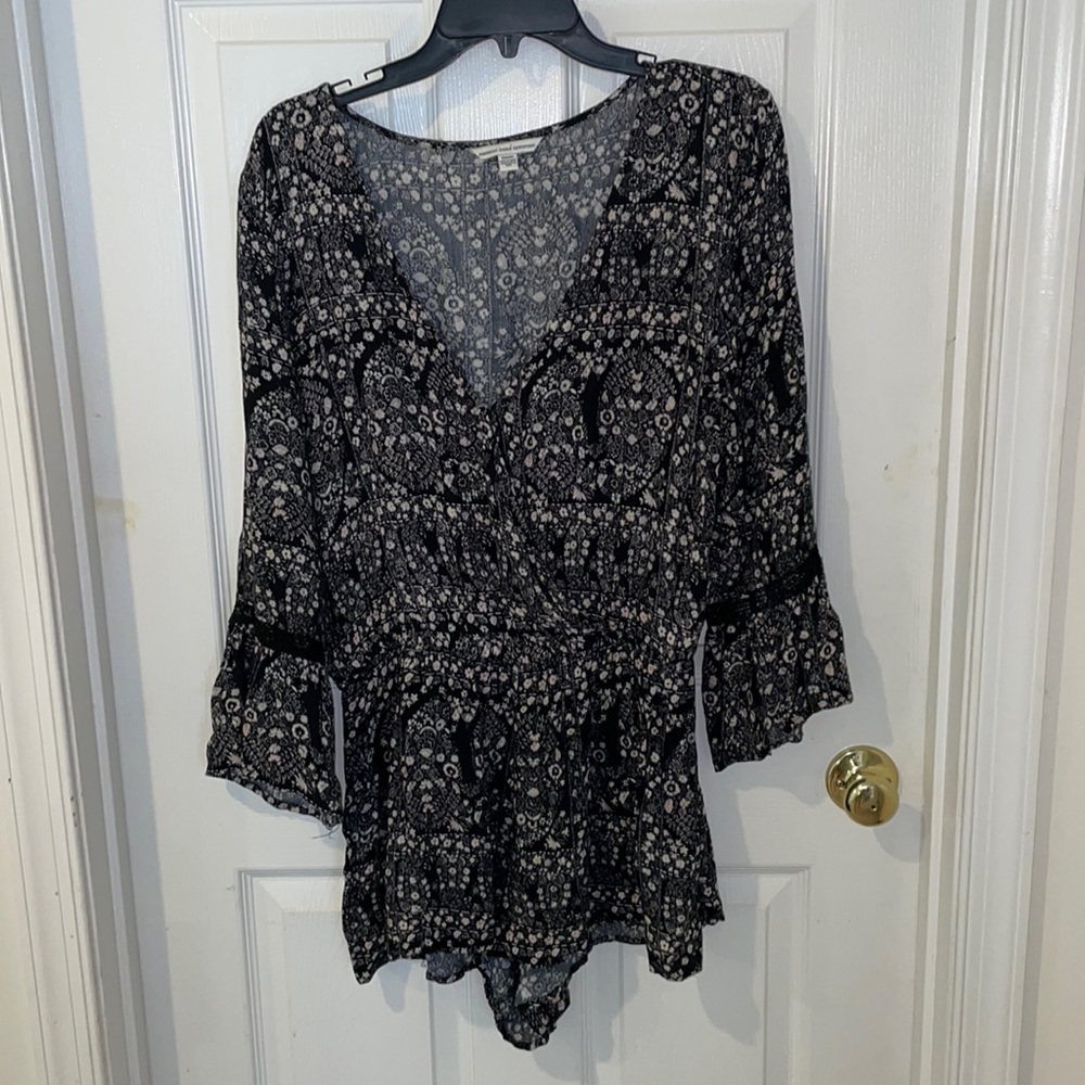 American eagle floral romper